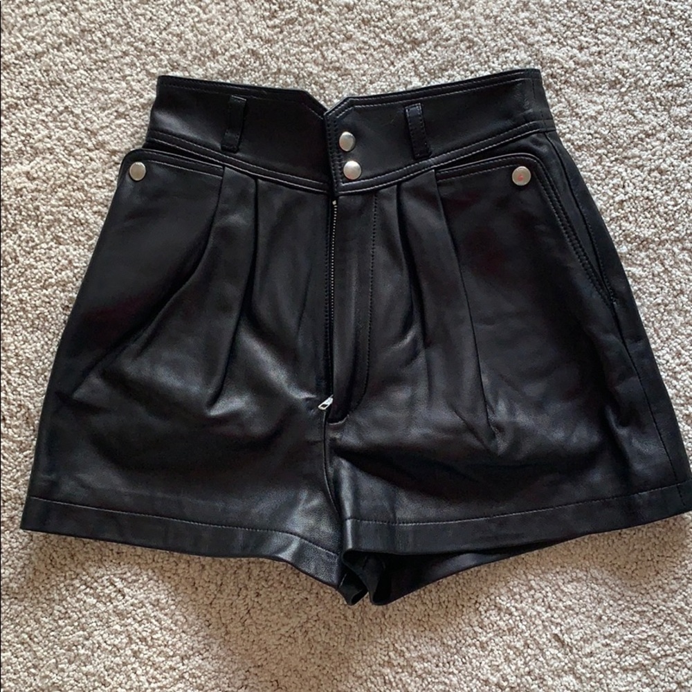 IRO leather short 34